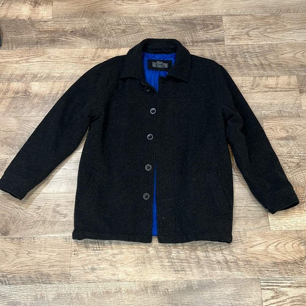 Mens BKE black peacoat